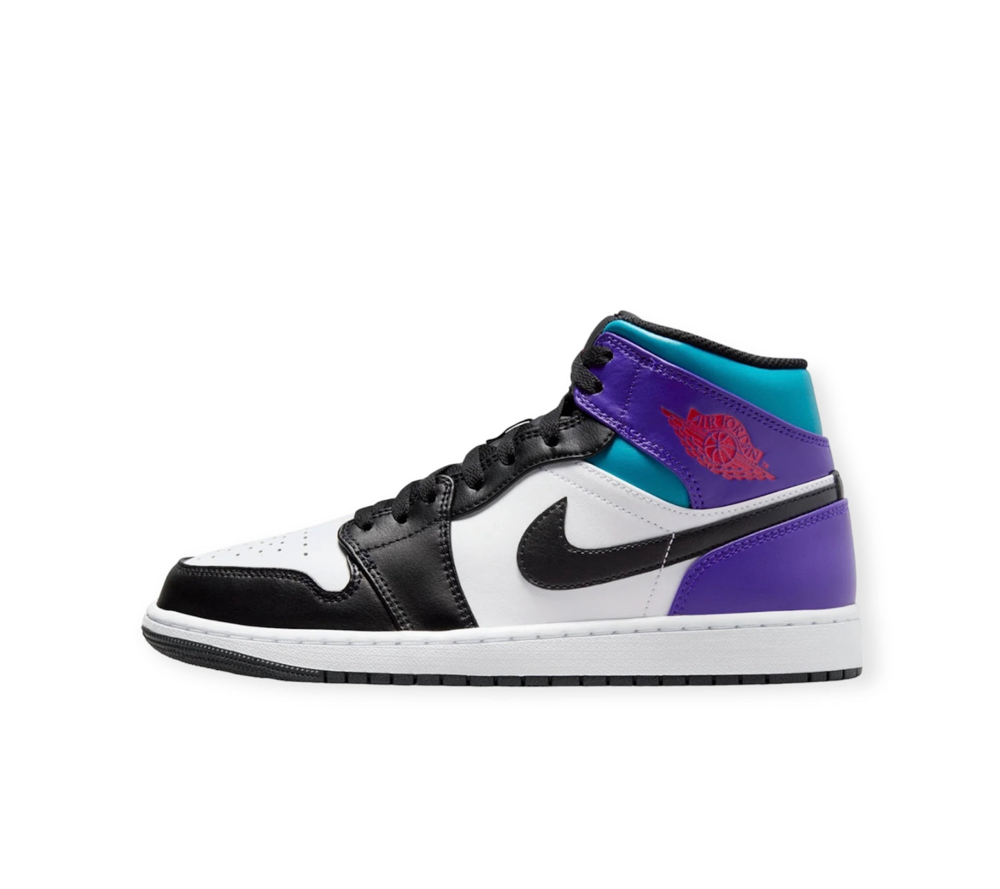 Air Jordan 1 Mid Teal Purple