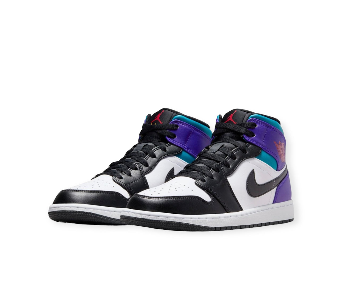 Air Jordan 1 Mid Teal Purple