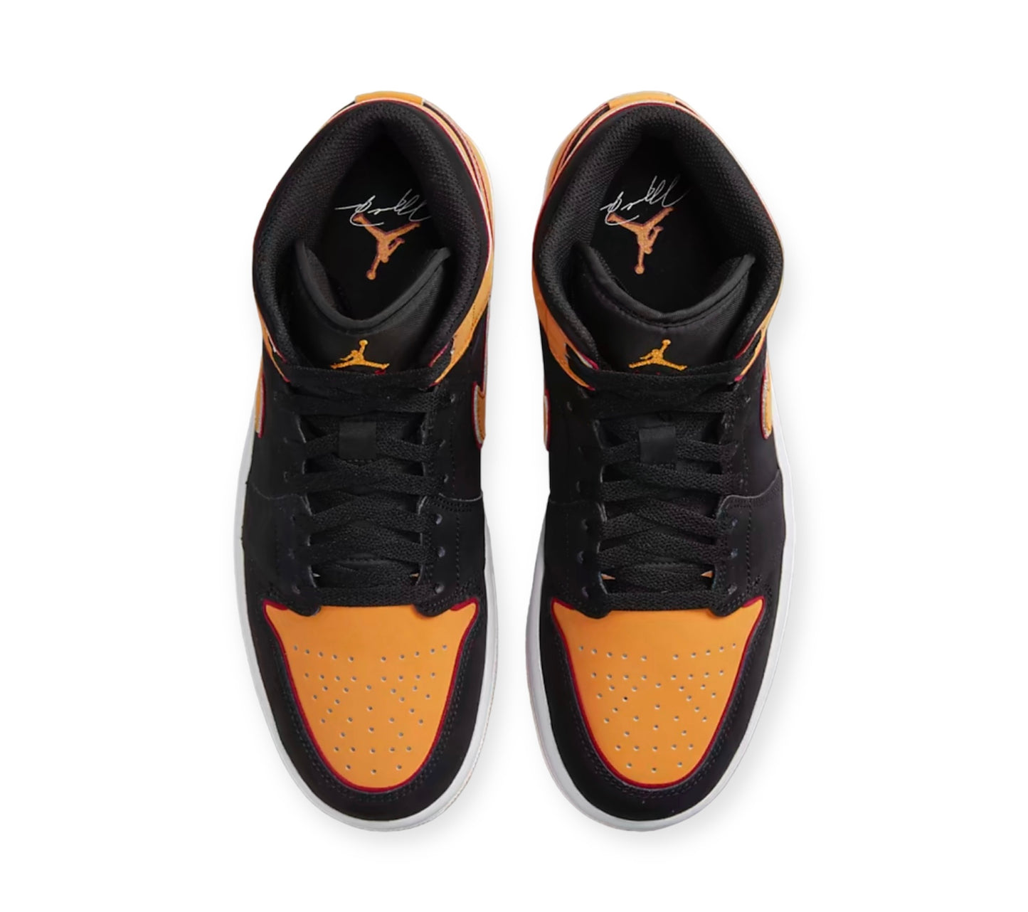Air Jordan 1 Mid Fat Orange Tounge