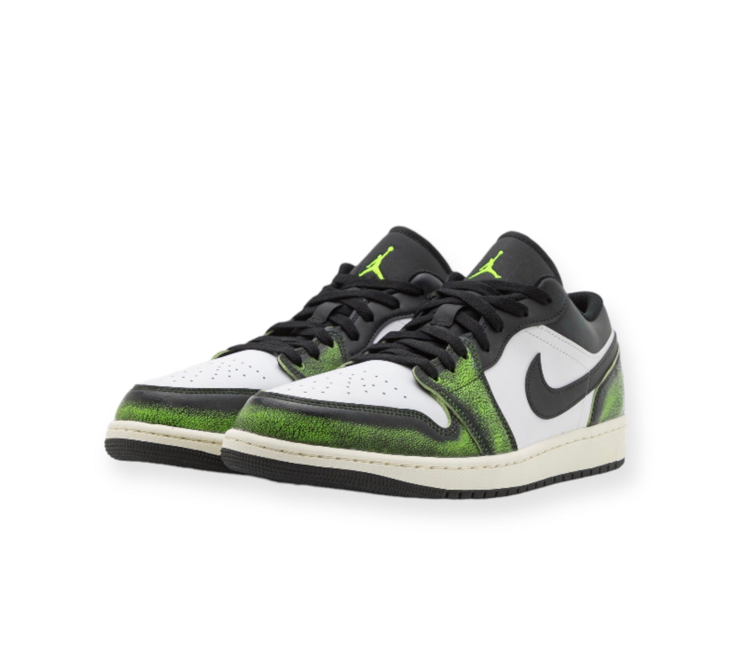 Air Jordan 1 Low Green Wear Away