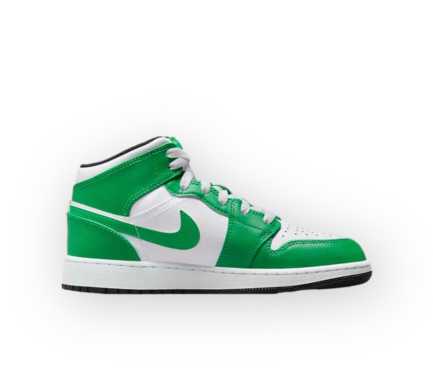 Air Jordan 1 Mid (GS) Lucky Green