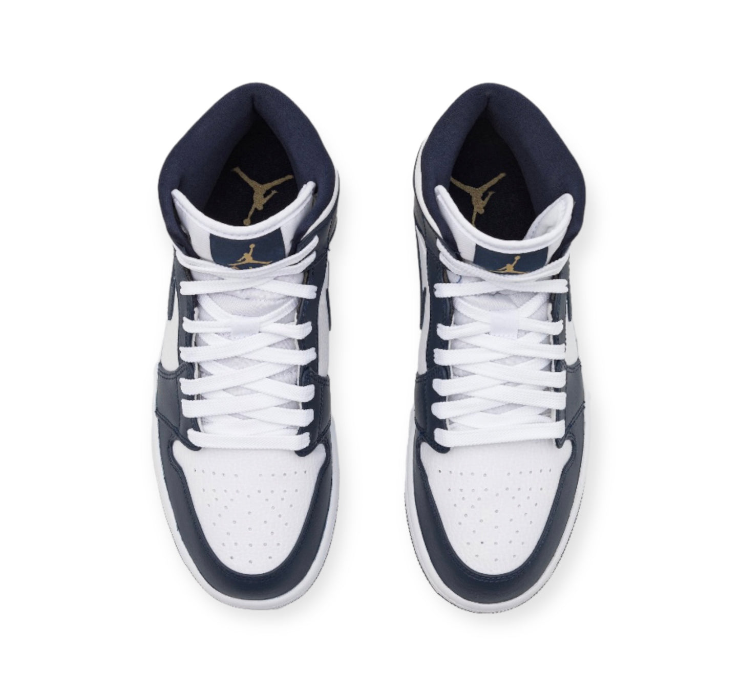 Air Jordan 1 Mid Metallic Gold Obsidian