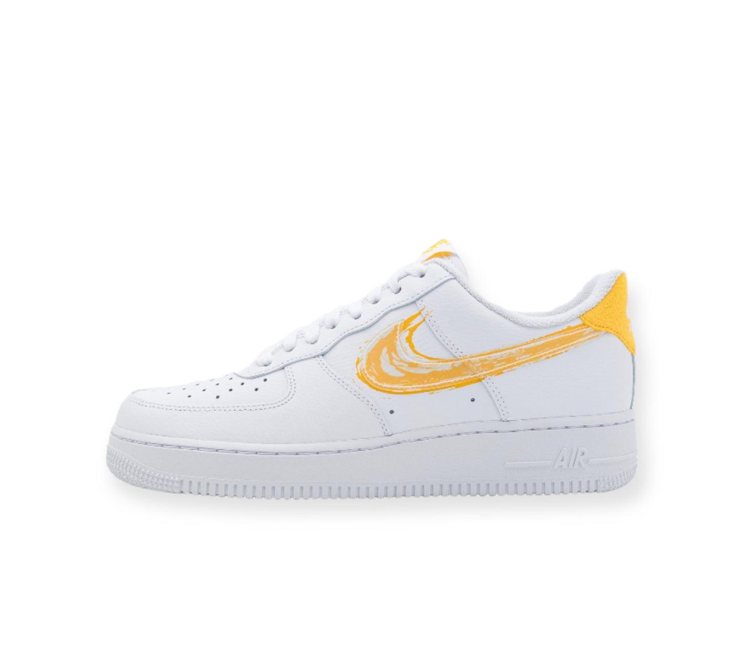 Nike Air Force 1 Yellow Swoosh