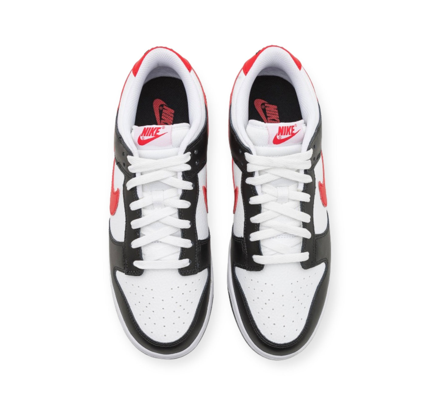 Nike Dunk Low Red Swoosh Panda