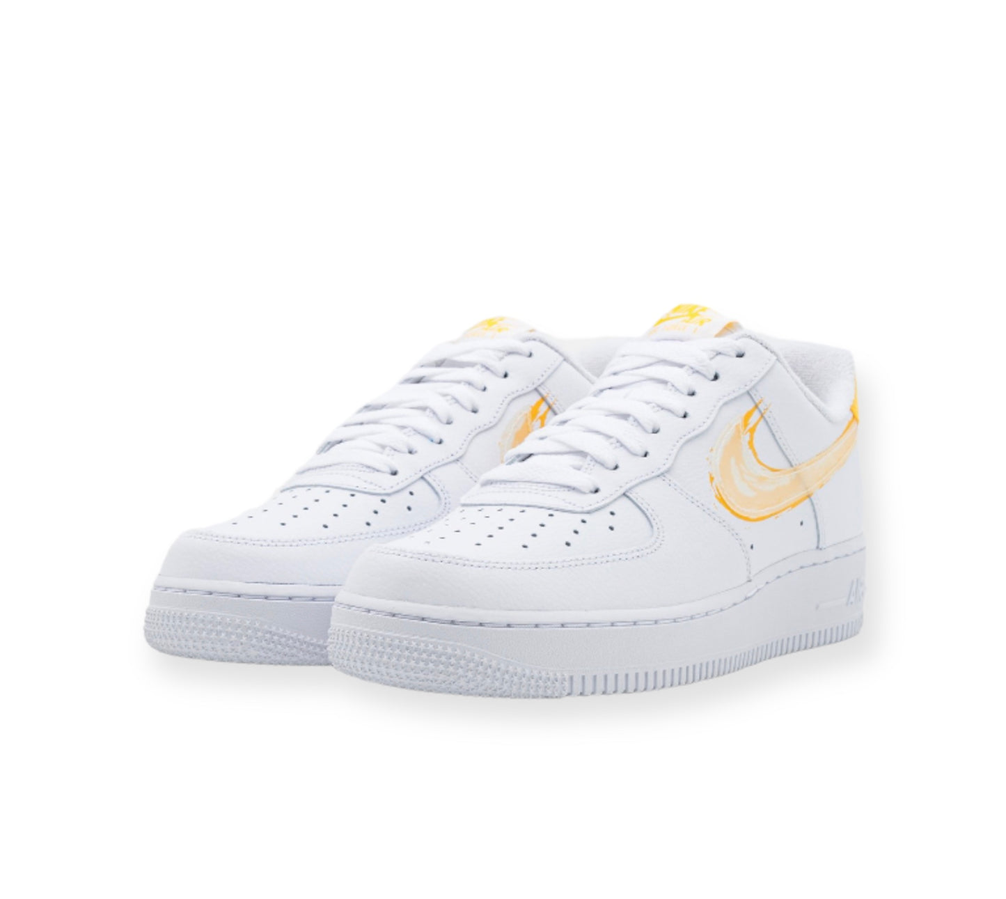 Nike Air Force 1 Yellow Swoosh