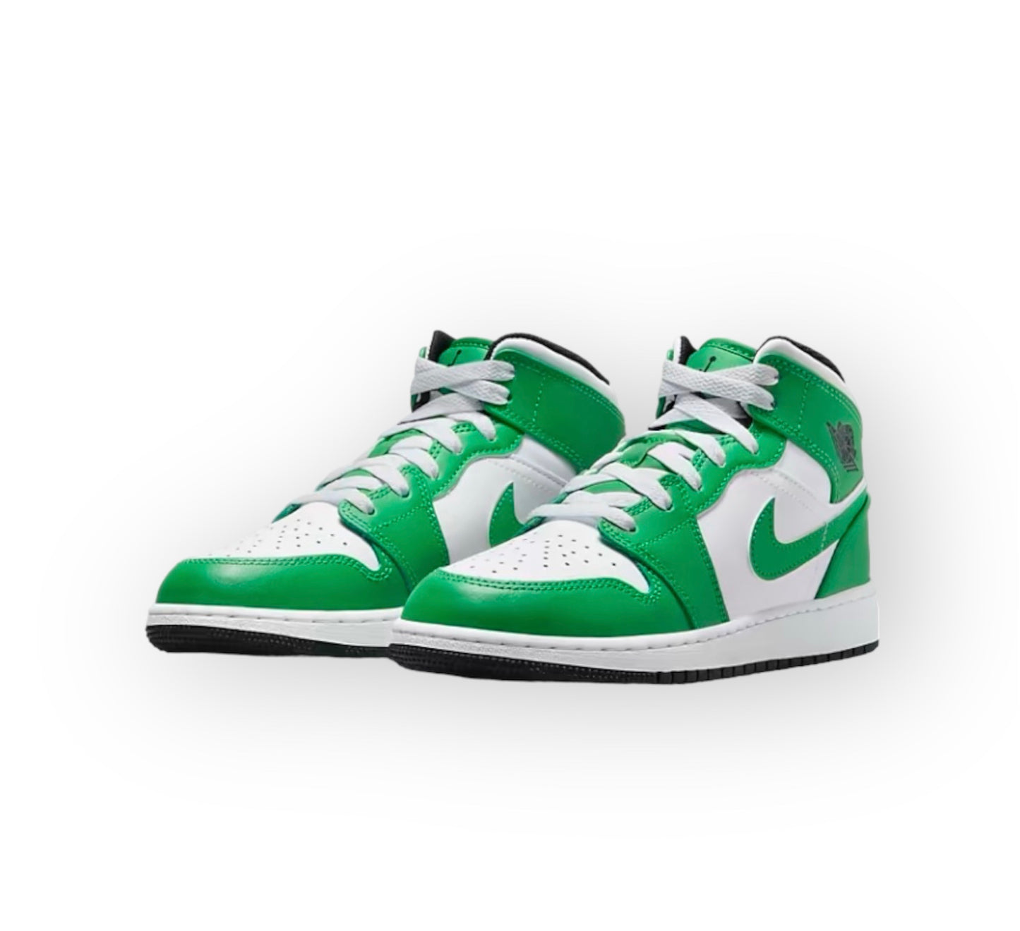 Air Jordan 1 Mid (GS) Lucky Green