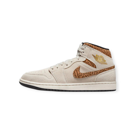 Air Jordan 1 Mid “BROWN ELEPHANT”