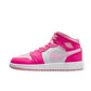 Air Jordan 1 Mid Gs Fierce Pink
