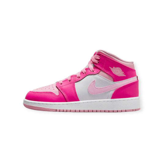 Air Jordan 1 Mid Gs Fierce Pink